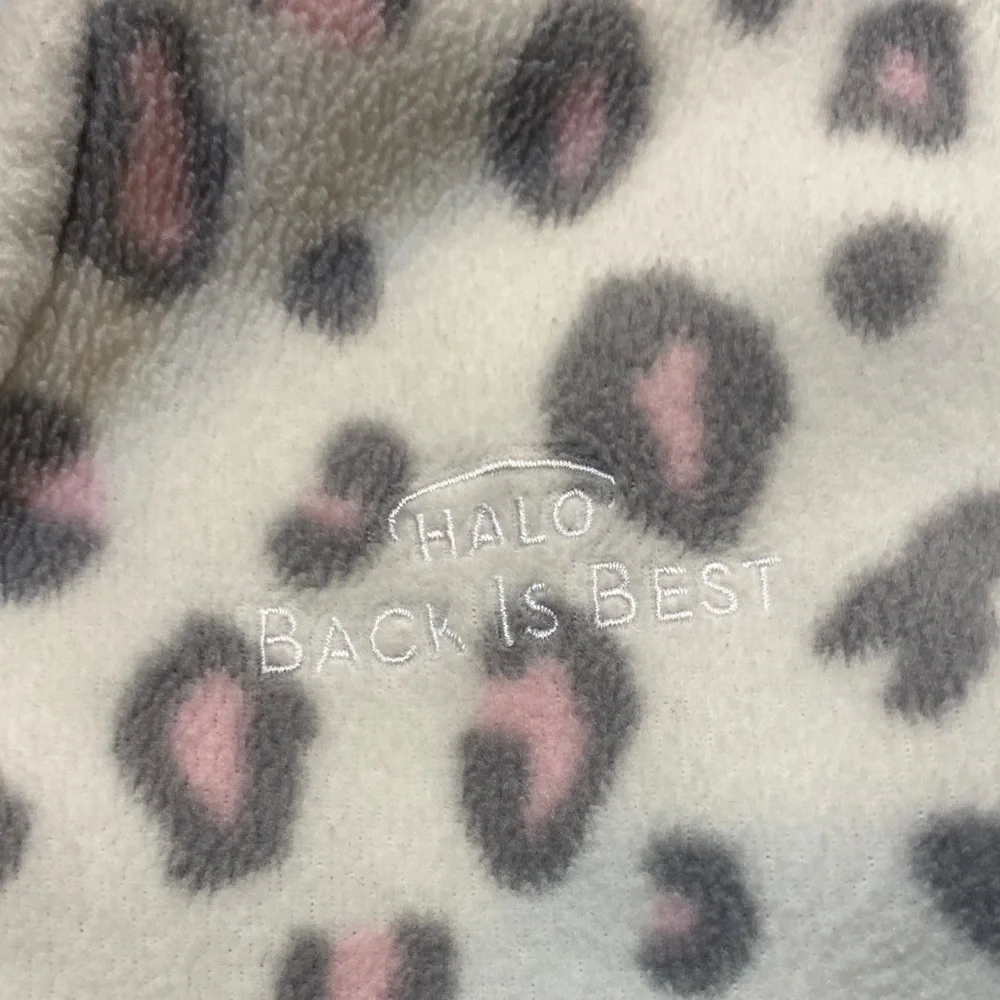 Halo Leopard Print SleepSack with Pink and Gray